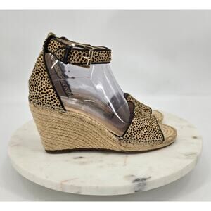 Vince Camuto VC-Leera Cow Hair Espadrille Wedges